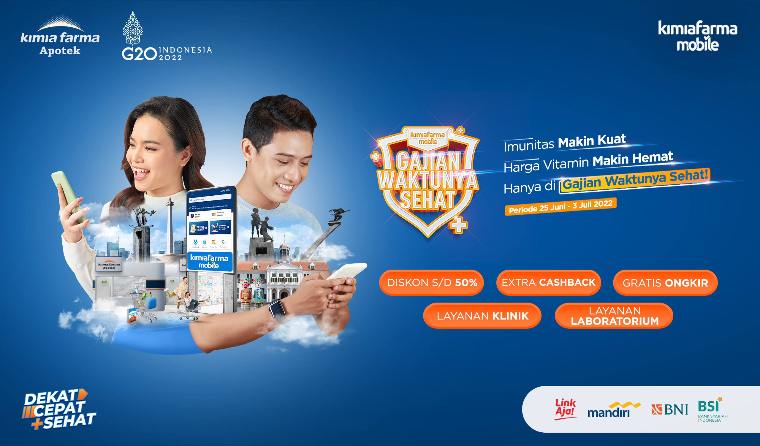 You are currently viewing Imunitas Makin Kuat, Harga Vitamin Makin Hemat Hanya di  Gajian Waktunya Sehat Kimia Farma Mobile