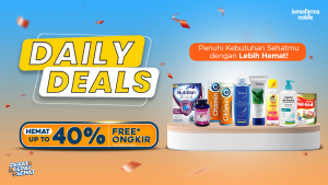 Read more about the article Penuhi Kebutuhan Kesehatan Tetap Hemat dengan Daily Deals Promo di Kimia Farma Mobile