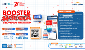 Read more about the article Booster Merdeka Sinopharm di Kimia Farma