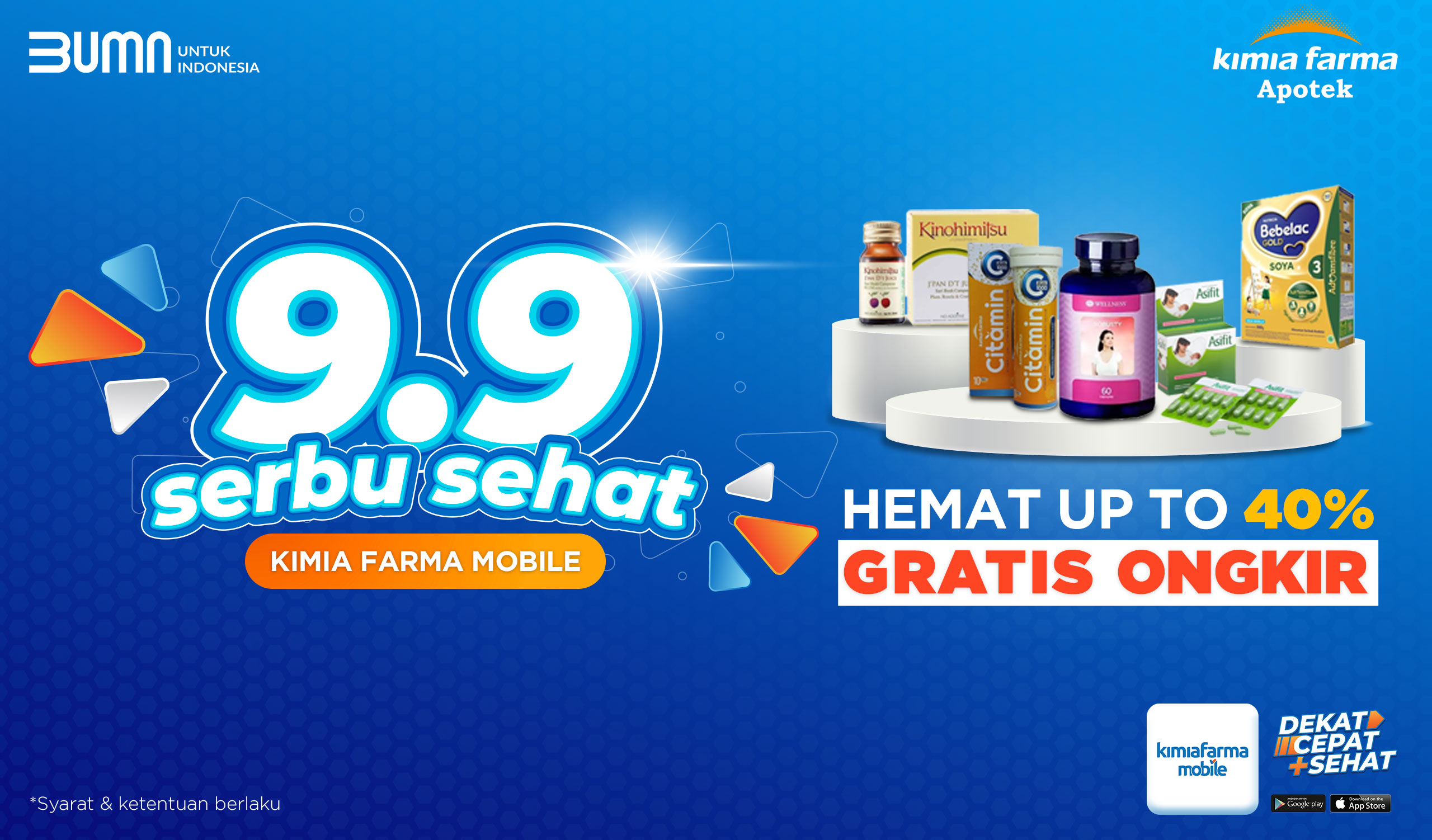 You are currently viewing HARBOLNAS 9.9! Serbu Sehatnya di Kimia Farma Mobile