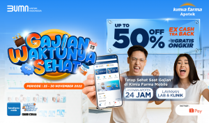 Read more about the article Gajian Waktunya Sehat! Tetap Hemat, Langsung Gas Sehatnya Bareng Kimia Farma Mobile