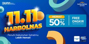 Read more about the article Harbolnas 11.11 Penuhi Kebutuhan Sehatmu Lebih Hemat!