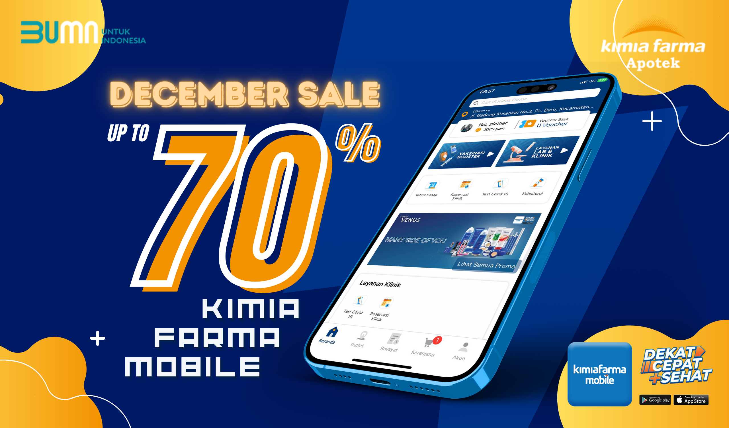 You are currently viewing End Year Sale! Akhir Tahun Lebih Sehat di Kimia Farma Mobile!