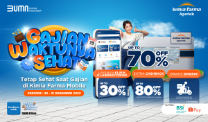 Read more about the article Gajian Waktunya Sehat! Kebutuhan Kesehatan Liburan Akhir Tahun Lebih Hemat di Kimia Farma