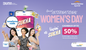 Read more about the article Spesial International Women’s Day! Promo Berlimpah Belanja di Kimia Farma Lewat Fitur Sukha Livin’ by Mandiri!