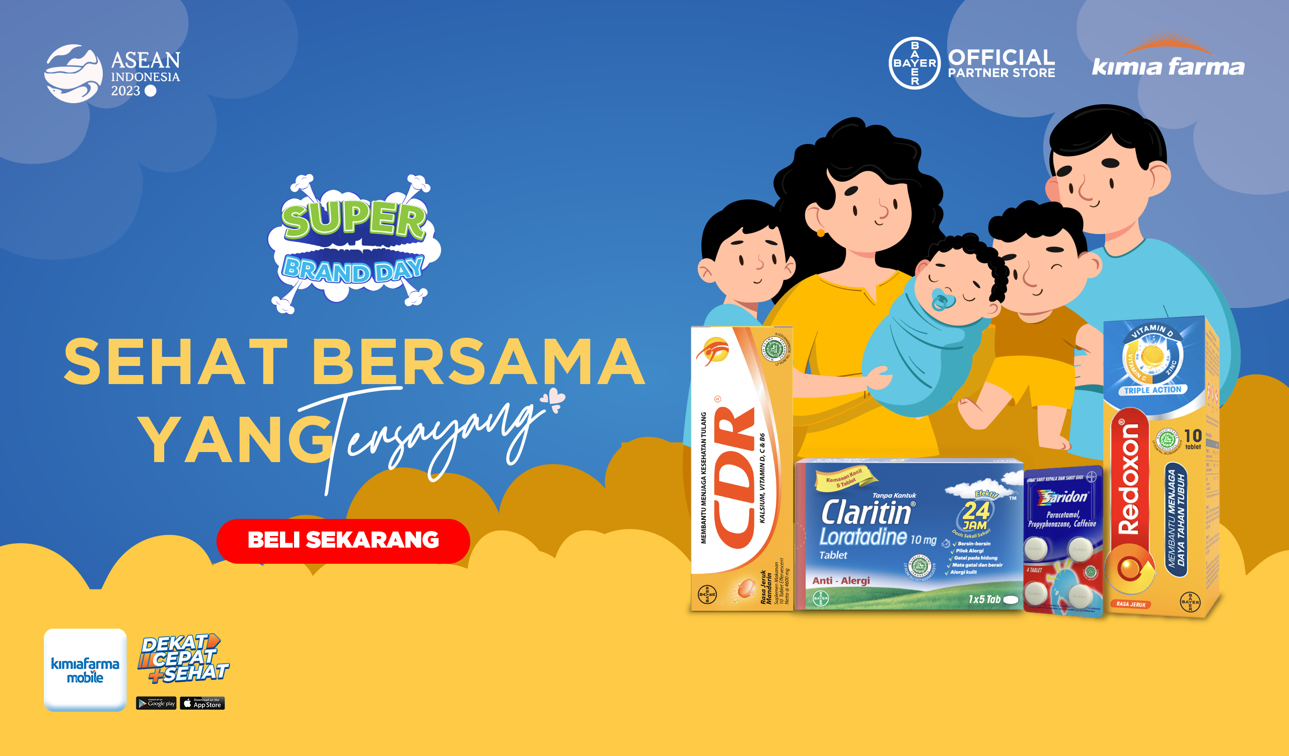 You are currently viewing Sehat Bersama yang Tersayang di Super Brand Day Kimia Farma Mobile!