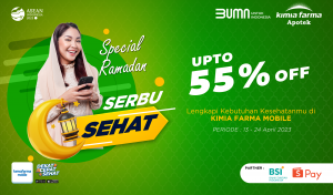 Read more about the article Sambut Hari Raya Tetap Fit Dengan Promo Serbu Sehat di Kimia Farma Mobile!