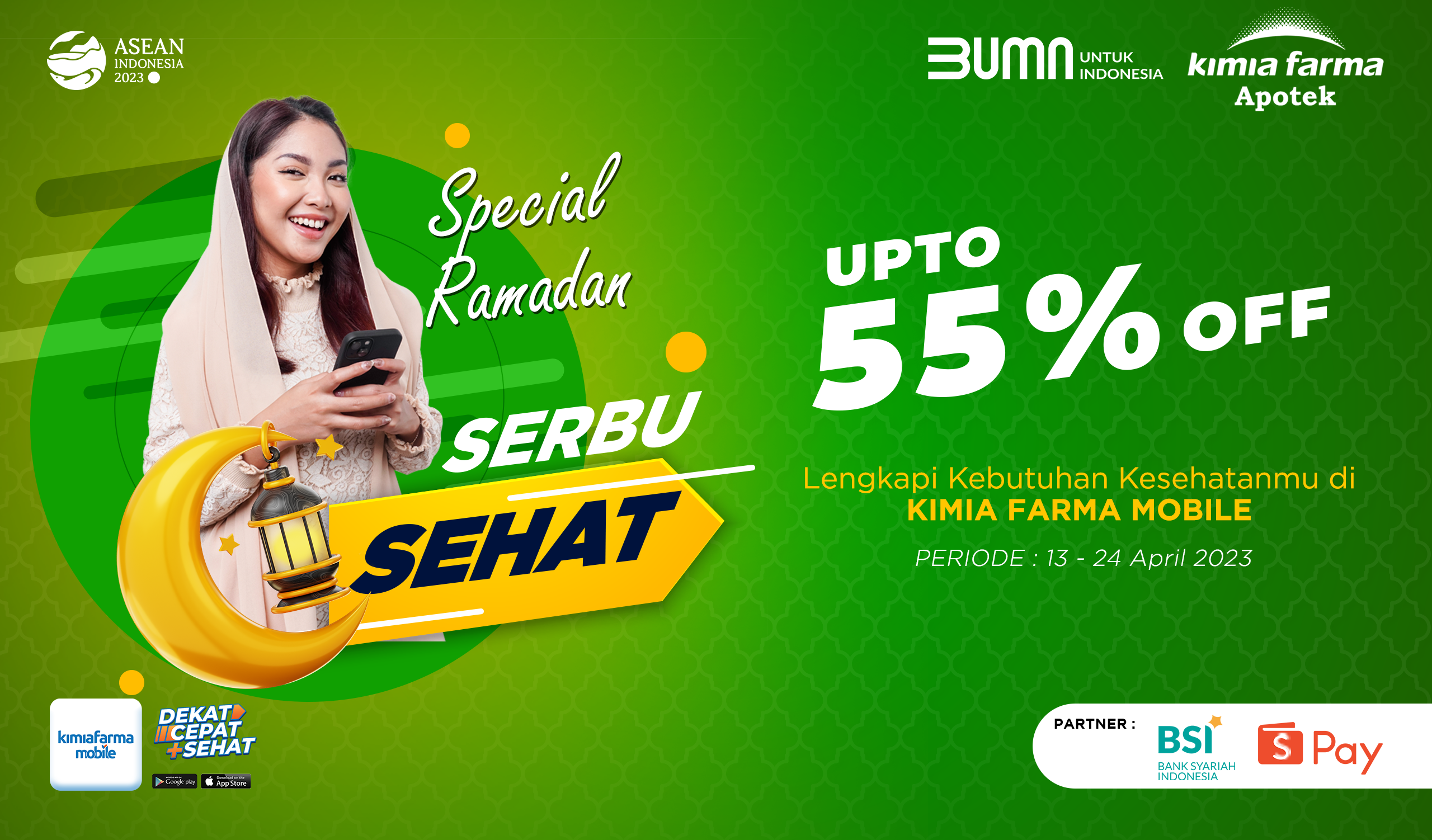 You are currently viewing Sambut Hari Raya Tetap Fit Dengan Promo Serbu Sehat di Kimia Farma Mobile!