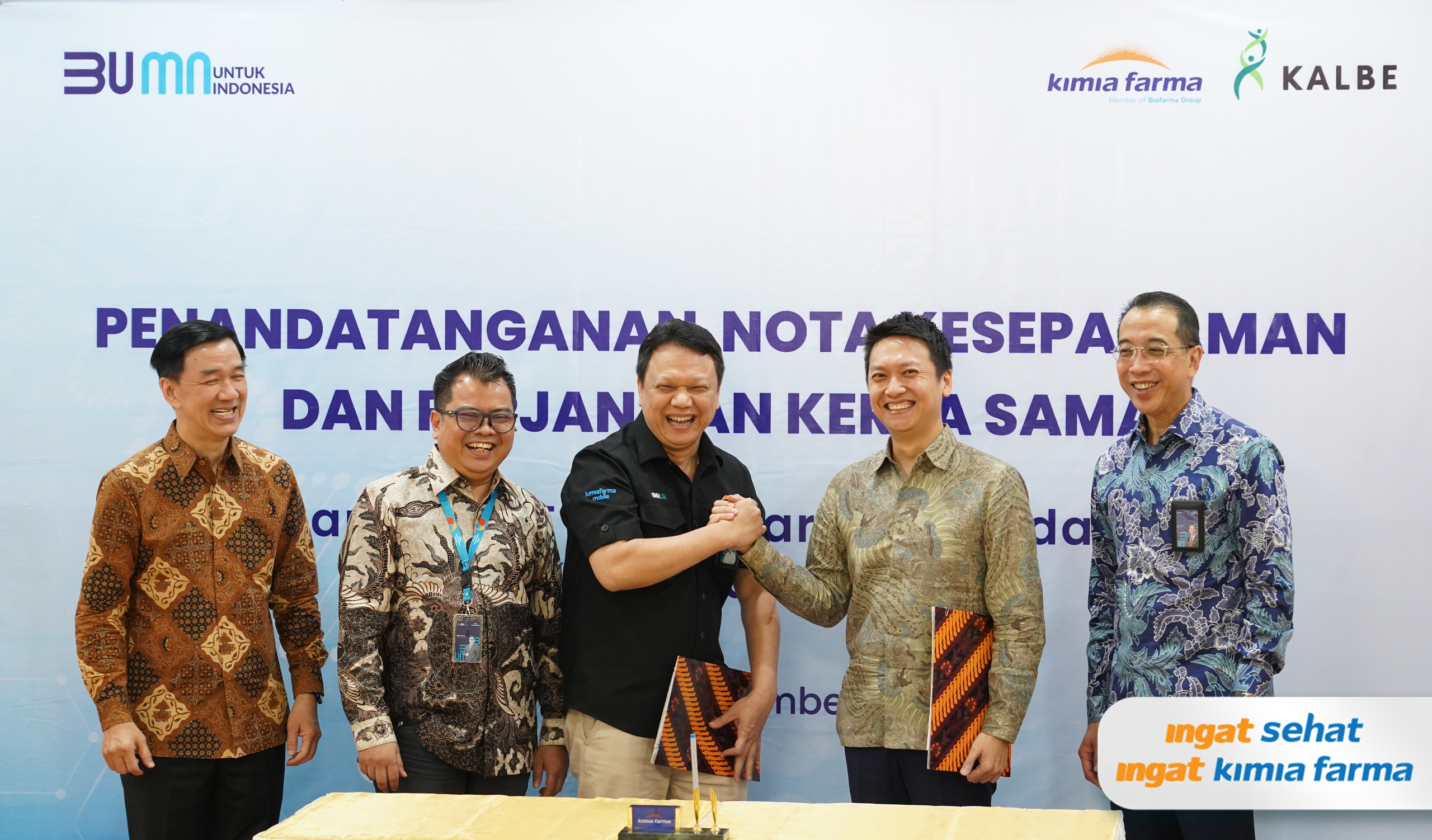 Read more about the article Kimia Farma & Kalbe Farma Berkolaborasi Tingkatkan Layanan Kesehatan bagi Masyarakat
