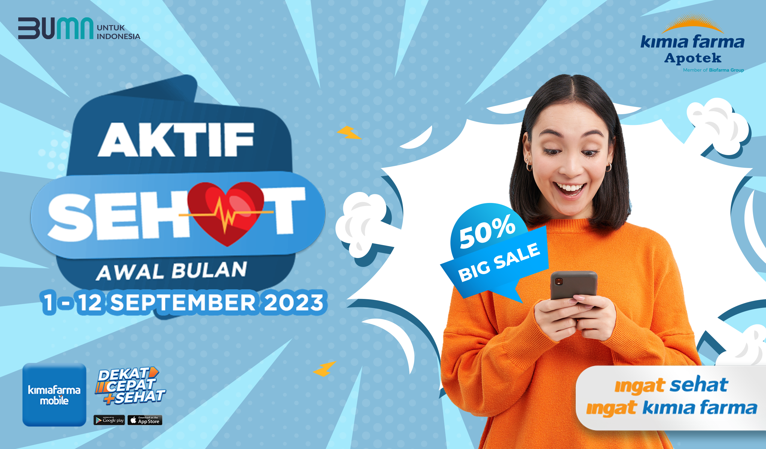 You are currently viewing Savetember Aktif Sehat Awal Bulan di Kimia Farma Mobile!
