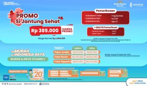 Read more about the article Promo Si Jantung Sehat di September Ceria!