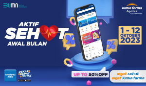 Read more about the article Shocktober di Awal Bulan, Tetap Aktif dan Sehat di Kimia Farma Mobile!