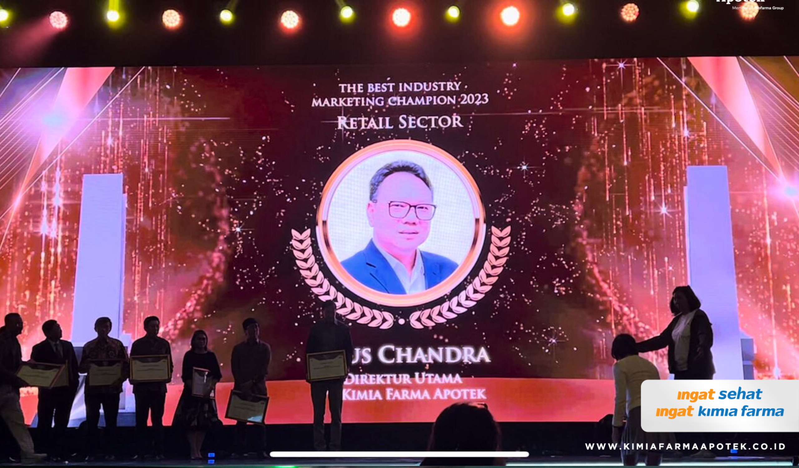 Read more about the article Agus Chandra dari Kimia Farma Apotek Raih The Best Industry Marketing Champion 2023, Gencarkan Transformasi Digital Lewat Omnichannel