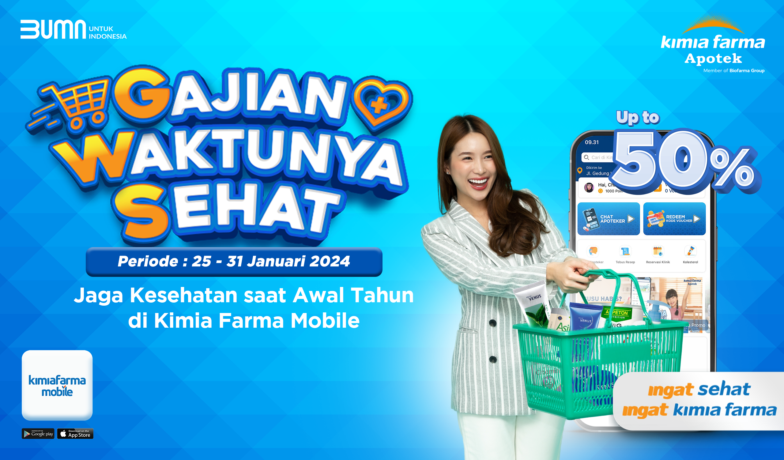 Read more about the article Jaga Kesehatan di Awal Tahun di Kimia Farma Apotek