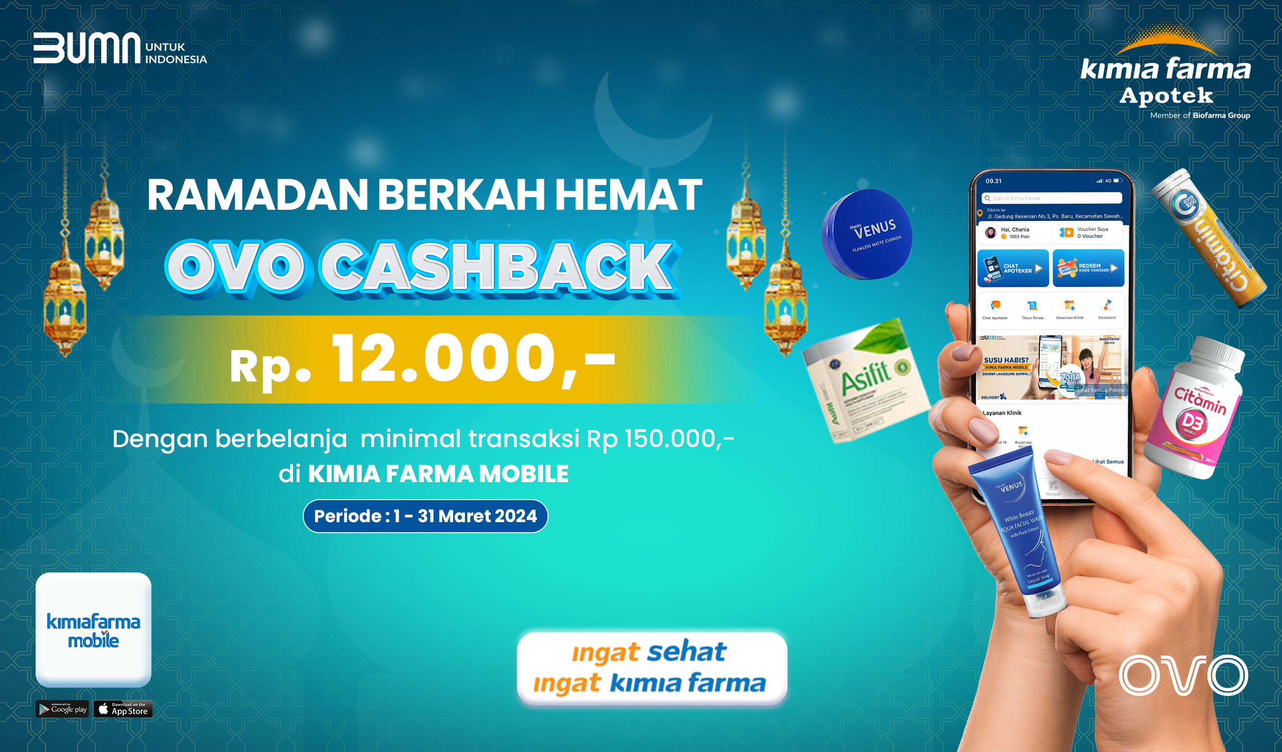 You are currently viewing Promo Cashback OVO Points di Kimia Farma Mobile