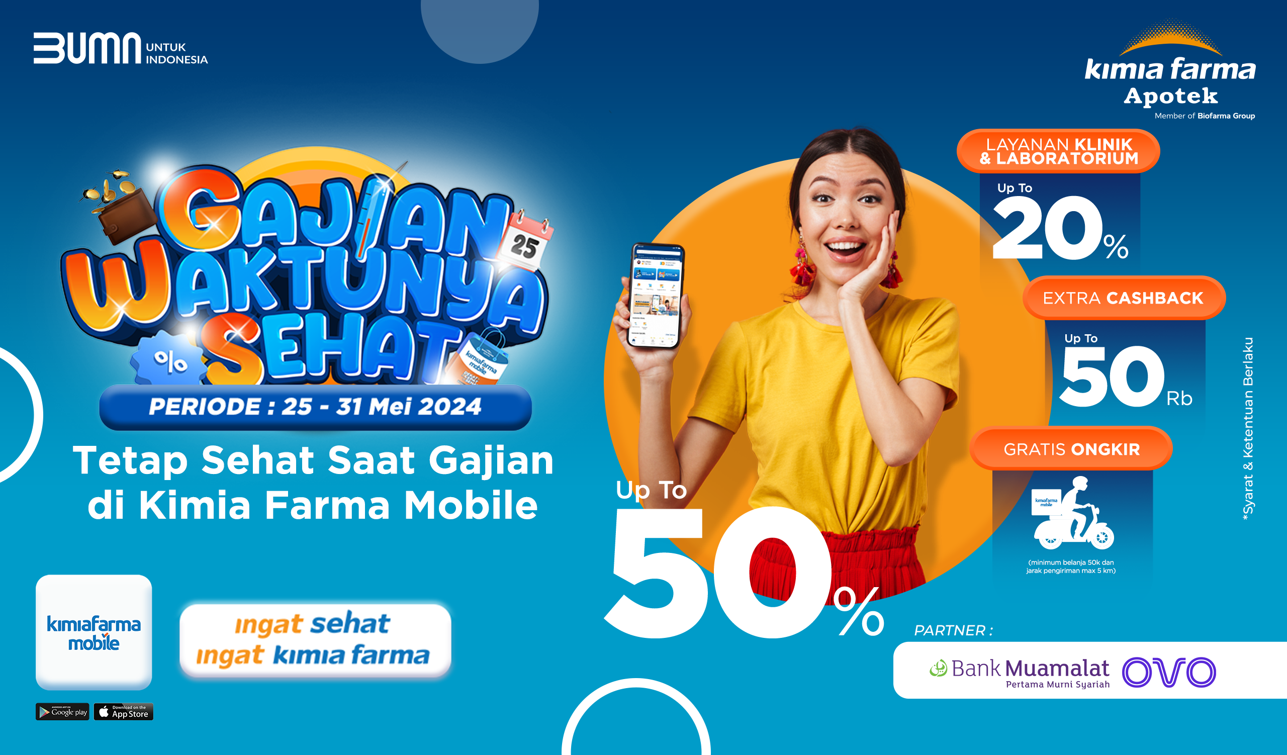 Read more about the article Jaga Kesehatan saat Liburan bareng Promo Gajian Waktunya Sehat Kimia Farma Apotek