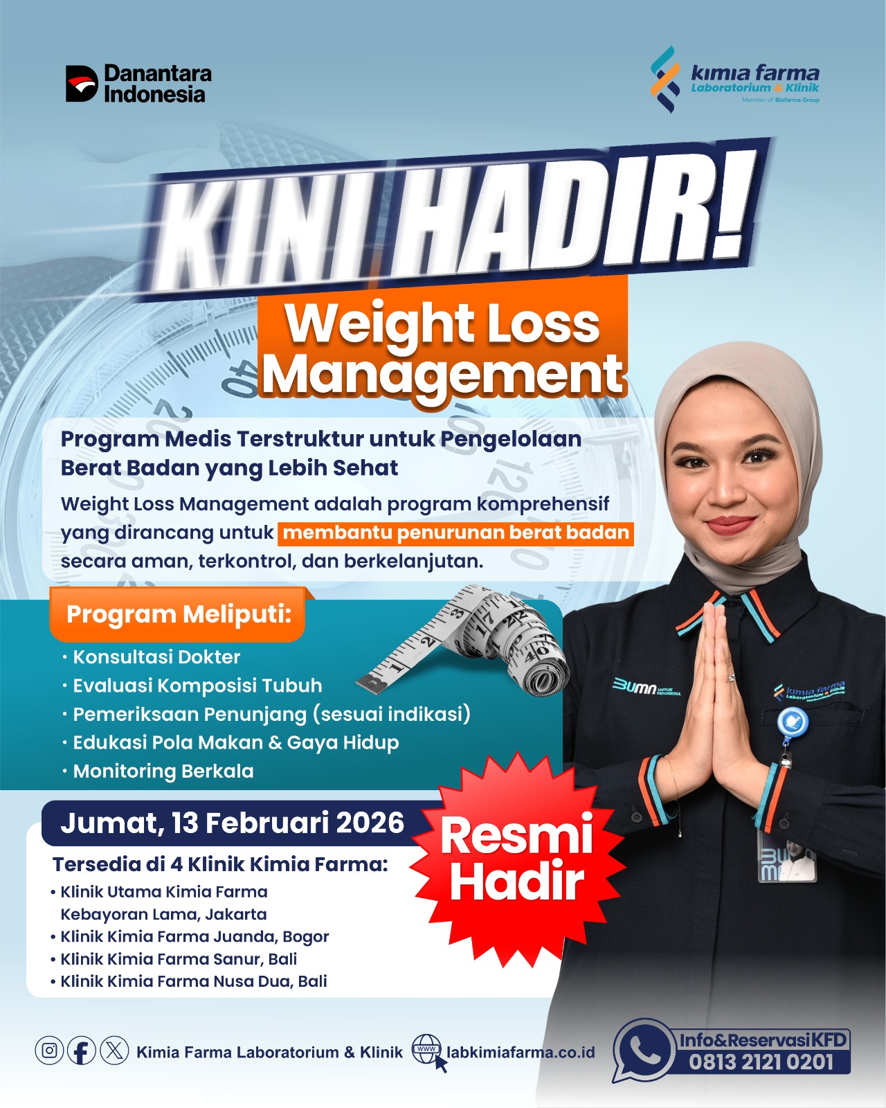 Read more about the article Kini Berat Badan Ideal Bukan Mimpi: Kimia Farma dan Novo Nordisk Hadirkan Program Medis Obesitas untuk Hidup Lebih Sehat